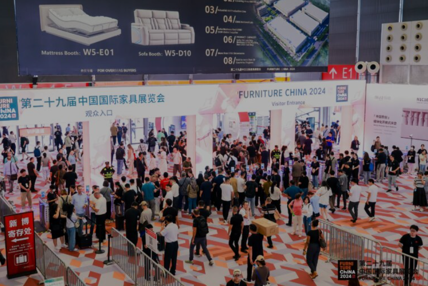2024年中国国际家具展海外访客突破2.8万人次，同比增长11.9%